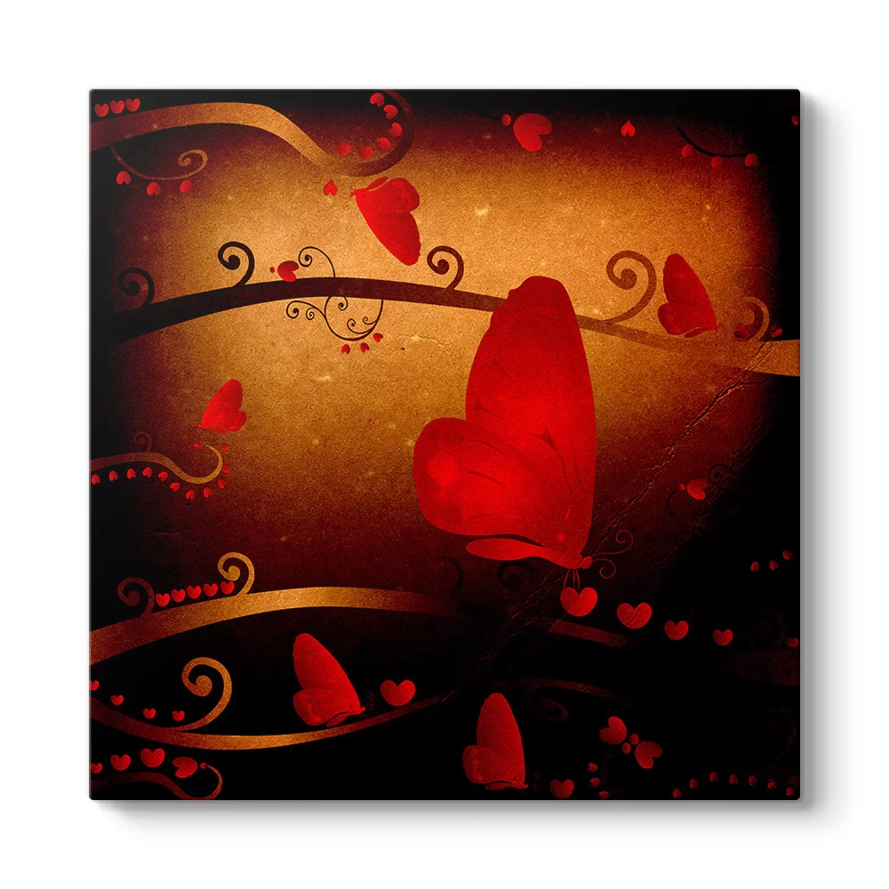 Butterfly Vector Tablosu - Model 3